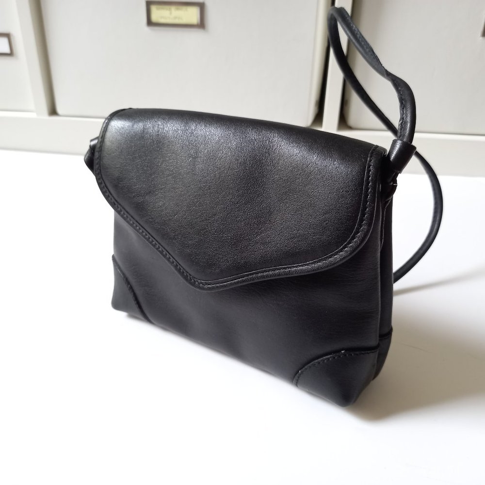 J.P. Ourse & Cie black leather cross body